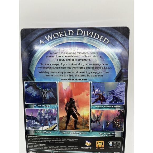 Aion PC Game (2009) CIB Tin Case - Tested and Complete! - Picture 6 of 10